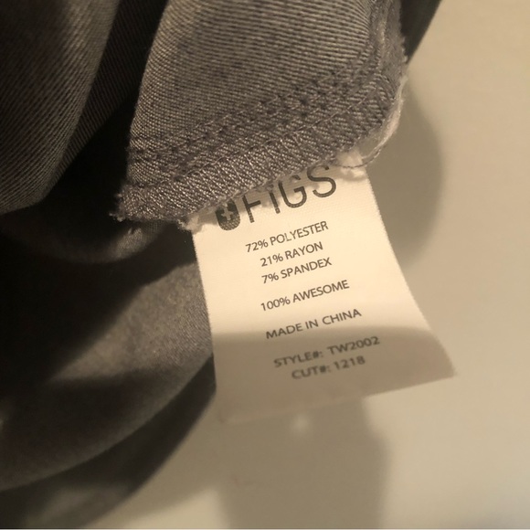 FIGS Graphite Rafaela Oversized Sleeveless Scrub Top Size Medium - Picture 5 of 13